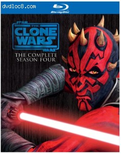 Star Wars: The Clone Wars - Season Four [Blu-ray] Cover