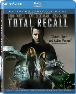 Total Recall (Three Discs: Blu-ray / DVD + UltraViolet Digital Copy) Cover