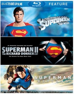 Superman: The Movie / Superman II: The Richard Donner Cut / Superman Returns [Blu-ray] Cover