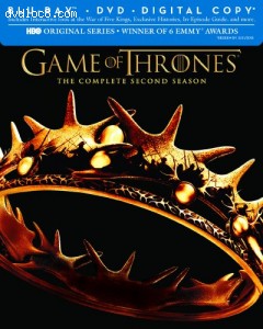 Game of Thrones: The Complete Second Season (Blu-ray/DVD Combo + Digital Copy) Cover Game of Thrones: The Complete Second Season (Blu-ray/DVD Combo + Digital Copy) Cover