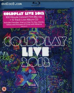 Coldplay: Live 2012 (CD/Blu-Ray) Cover