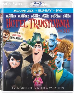 Hotel Transylvania 3D (Blu-ray / DVD + UltraViolet Digital Copy) Cover