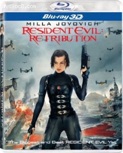 Resident Evil: Retribution 3D (Two-Disc Combo: Blu-ray + UltraViolet Digital Copy) Cover