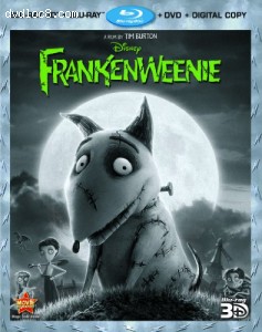 Frankenweenie (Four-Disc Combo: Blu-ray 3D/Blu-ray/DVD + Digital Copy)