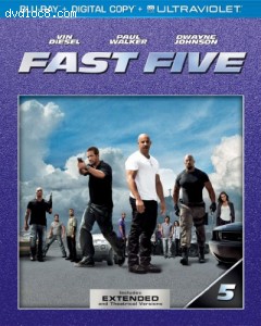 Fast Five (Blu-ray + Digital Copy + UltraViolet) Cover