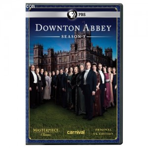 Masterpiece Classic: Downton Abbey Season 3 DVD (Original U.K. Version) Cover
