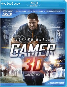 Gamer 3D [3D Blu-ray + Blu-ray + UltraViolet] Cover