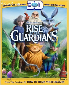 Rise of the Guardians (Three-Disc Combo: Blu-ray 3D / Blu-ray / DVD / Digital Copy + UltraViolet) Cover
