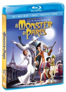 Monster In Paris, A (Blu-Ray + 3-D Blu-Ray + DVD + Digital Copy) Cover Monster In Paris, A (Blu-Ray + 3-D Blu-Ray + DVD + Digital Copy) Cover