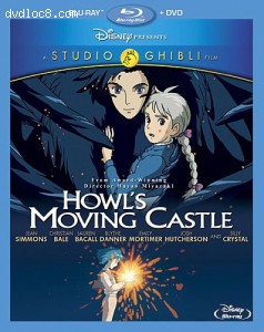 Howl's Moving Castle (Two-Disc Blu-ray/DVD Combo) Cover