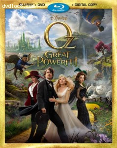 Oz the Great and Powerful (Blu-ray / DVD + Digital Copy) Cover