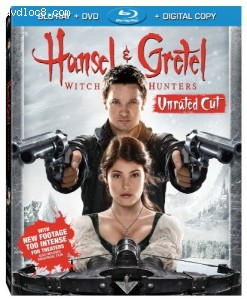 Hansel &amp; Gretel: Witch Hunters (Unrated Cut) (Blu-ray / DVD / Digital Copy + UltraViolet) Cover