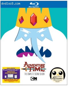 Adventure Time: The Complete Second Season [Blu-ray] Cover