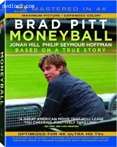 Moneyball (Mastered in 4K) (Single-Disc Blu-ray + Ultra Violet Digital Copy) Cover