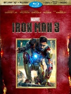 Iron Man 3 (Three-Disc 3D Blu-ray / 2D Blu-ray / DVD + Digital Copy) Cover