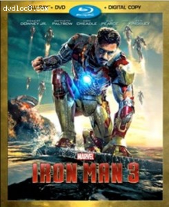 Iron Man 3 (Two-Disc Blu-ray / DVD + Digital Copy) Cover