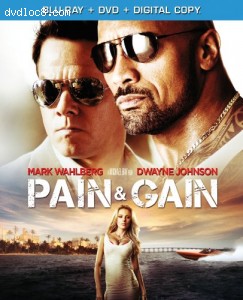 Pain &amp; Gain (Blu-ray + DVD + Digital Copy) Cover