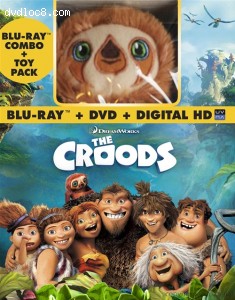 The Croods (Blu-ray / DVD + Digital Copy + Toy) Cover
