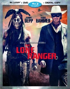 The Lone Ranger (Blu-ray + DVD + Digital Copy) Cover