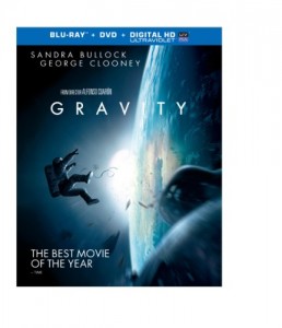 Gravity (Blu-ray + DVD + UltraViolet Combo Pack) Cover