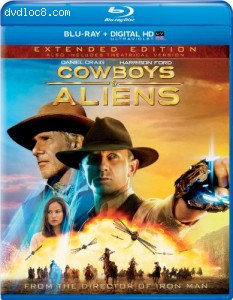 Cowboys &amp; Aliens - Extended Edition (Blu-ray + DIGITAL HD with UltraViolet) Cover