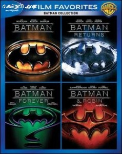 Batman Collection: Four Film Favorites Blu-ray (Batman / Batman Returns / Batman Forever / Batman &amp; Robin) Cover
