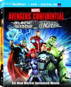 Avengers Confidential: Black Widow &amp; Punisher [Blu-ray] Cover