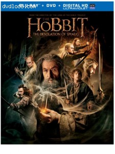 The Hobbit: The Desolation of Smaug (Blu-ray + DVD + Digital HD UltraViolet Combo Pack) Cover