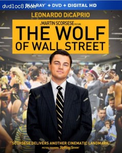 The Wolf of Wall Street (Blu-ray + DVD + Digital HD) Cover