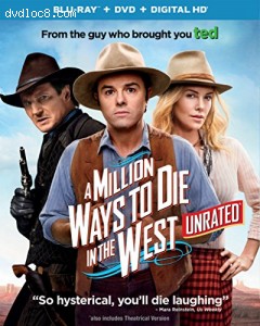 A Million Ways to Die in the West (Blu-ray + DVD + DIGITAL HD with UltraViolet)