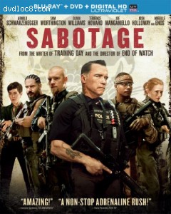 Sabotage (Blu-ray + DVD + DIGITAL HD with UltraViolet) Cover