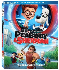 Mr. Peabody &amp; Sherman (Blu-ray / DVD + Digital Copy) Cover