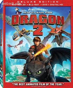 How to Train Your Dragon 2 [Blu-ray 3D + Blu-ray + Digital HD] Cover