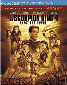 Scorpion King 4, The : Quest for Power (Blu-ray + DVD + DIGITAL HD) Cover