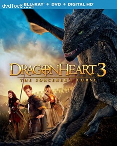 Dragonheart 3: The Sorcerer's Curse (Blu-ray + DVD + DIGITAL HD) Cover