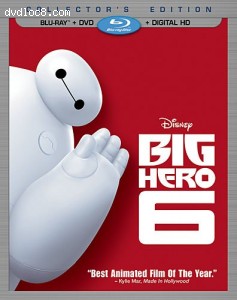 Big Hero 6  (Blu-ray + DVD + Digital HD) Cover