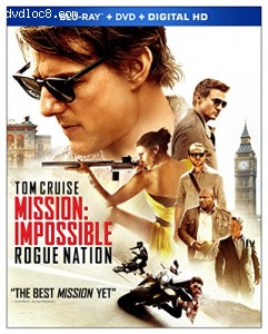 Mission: Impossible - Rogue Nation [Blu-ray] Cover