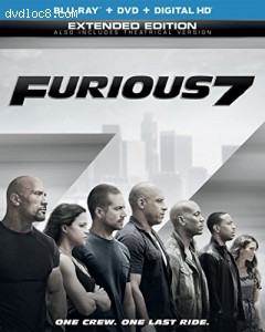 Furious 7 (Blu-ray + DVD + DIGITAL HD with UltraViolet) Cover