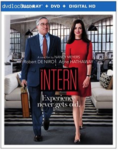 Intern, The  (Blu-ray + DVD + ULTRAVIOLET) Cover