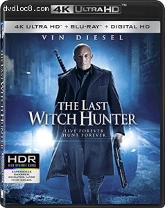 Last Witch Hunter, The [4K Ultra HD + Blu-ray + UltraViolet] Cover