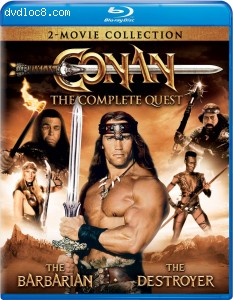 Conan: The Complete Quest (Conan the Barbarian / Conan the Destroyer) [Blu-ray] Cover