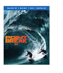 Point Break (2015) (3D Blu-ray + Blu-ray + DVD +UltraViolet Combo Pack) Cover