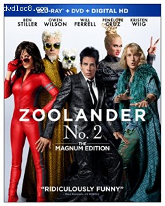 Zoolander No. 2: The Magnum Edition [Blu-ray] Cover