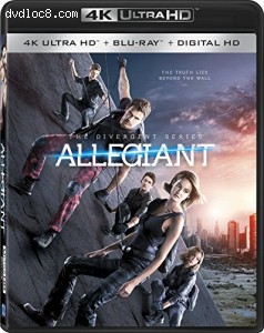 The Divergent Series: Allegiant [4K Ultra HD + Blu-ray + Digital HD] Cover
