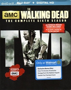 Walking Dead: The Complete Sixth Season Walmart Exclusive Edition Bluray, The