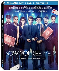 Now You See Me 2 [Blu-ray + DVD + Digital HD] Cover