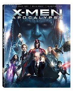 X-men: Apocalypse [Blu-ray 3D + Blu-ray + Digital HD] Cover