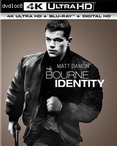The Bourne Identity (4K Ultra HD) [blu-ray] Cover