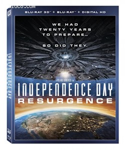 Independence Day Resurgence [Blu-ray 3D + Blu-ray + Digital HD] Cover