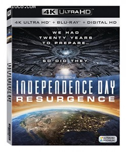 Independence Day Resurgence [4K Ultra HD + Blu-ray + Digital HD] Cover